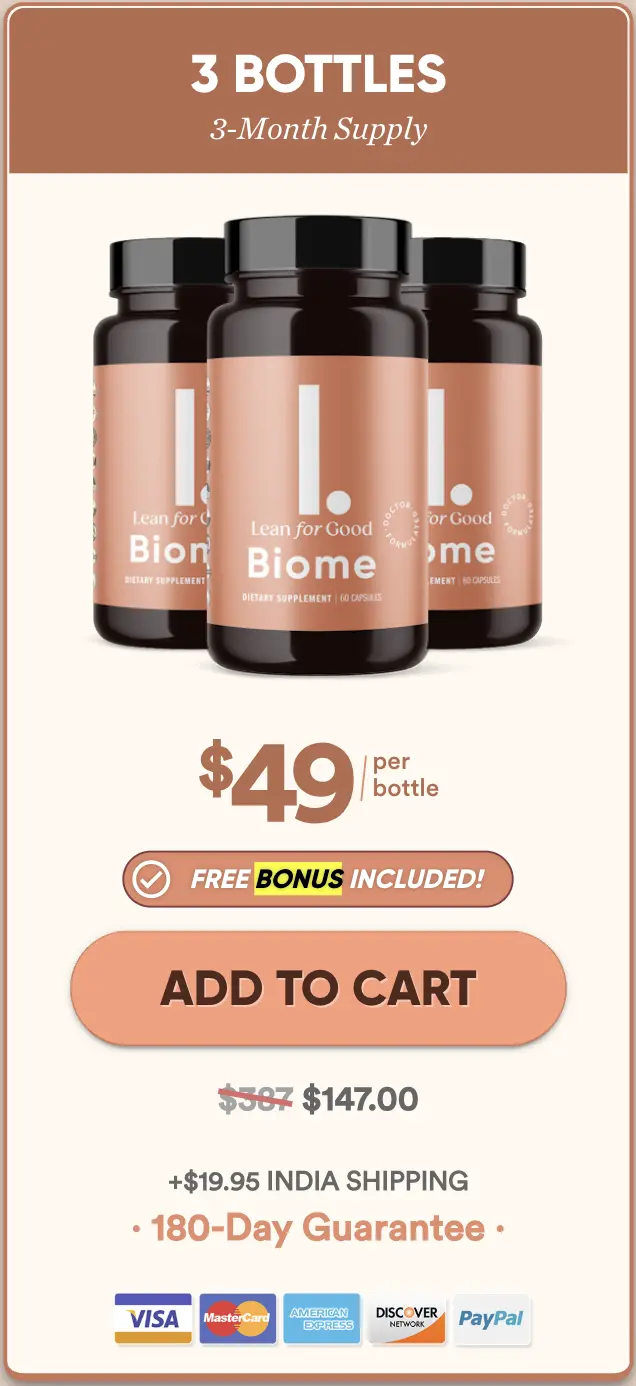 Leanbiome leanbiome 3 bottles